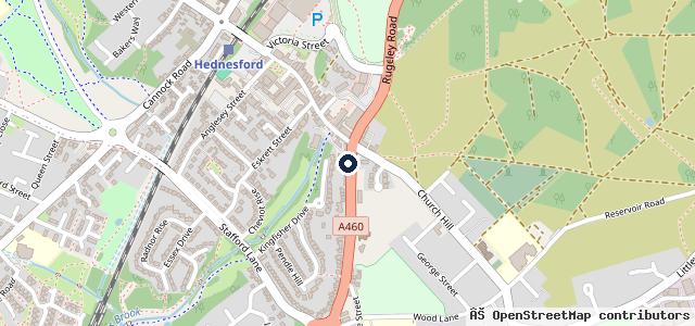 Map showing the location of Uxbridge Motors