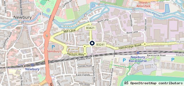 Map showing the location of Henson Motor Group | Newcastle upon Tyne