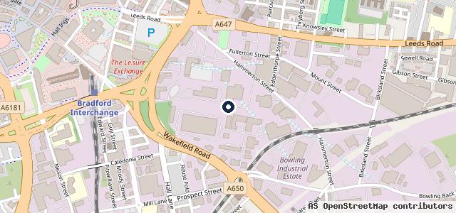 Map showing the location of TW Auto Services