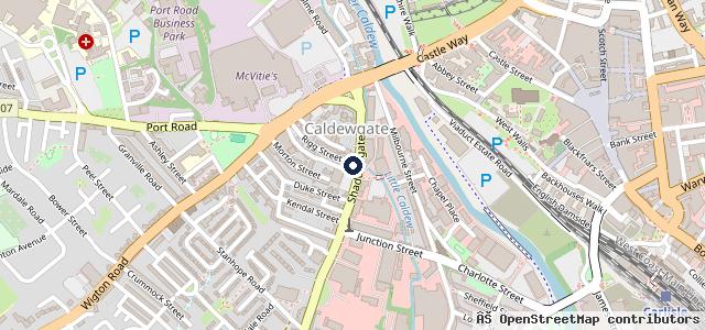 Map showing the location of Gate Garage Ltd