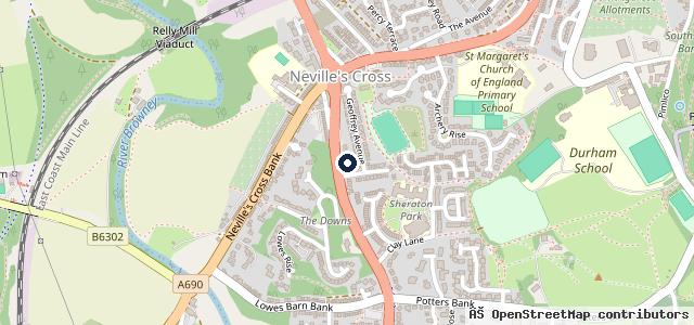 Map showing the location of North East Motor Cycles
