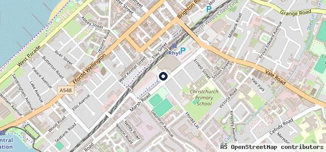 Map showing the location of C B Autos