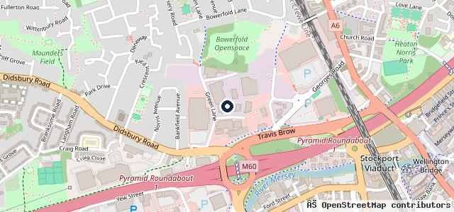 Map showing the location of Group 1 Volkswagen Stockport | Stockport