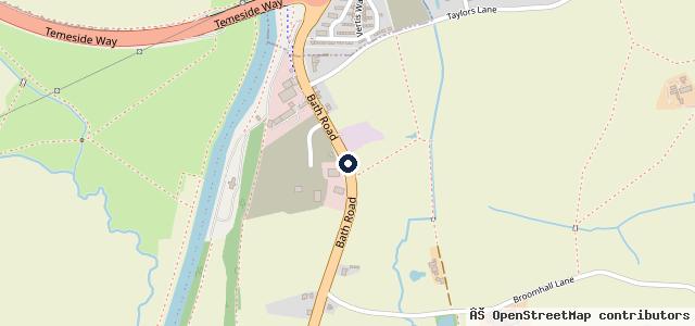 Map showing the location of St Peter's Baptist Church, Worcester | Worcester