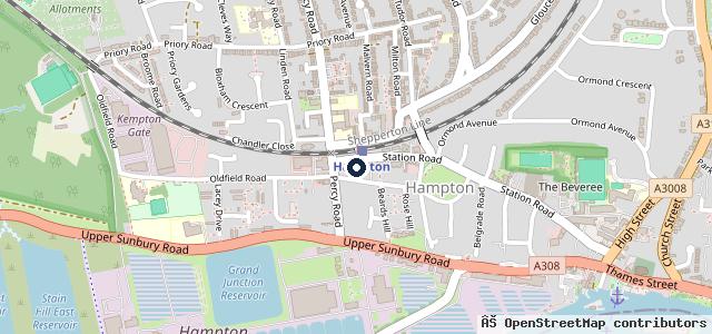 Map showing the location of Broad Lane Garage