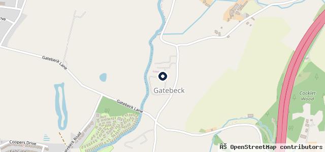 Map showing the location of S.J and B Pritchard