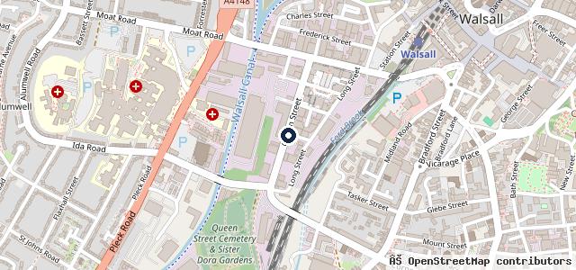 Map showing the location of E&amp;S Motors Ltd | Walsall