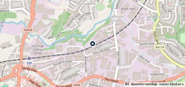 Map showing the location of Midlands Motor Care