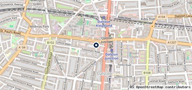 Map showing the location of Bentley Road Motors