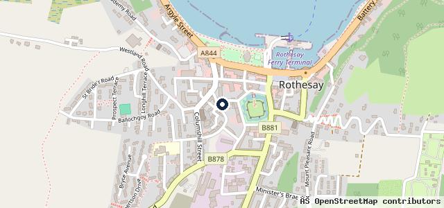 Map showing the location of Rothesay Motor Services | Rothesay