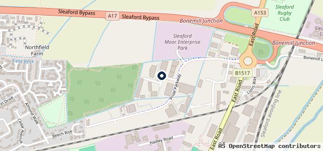 Map showing the location of Sleaford Auto Services Ltd