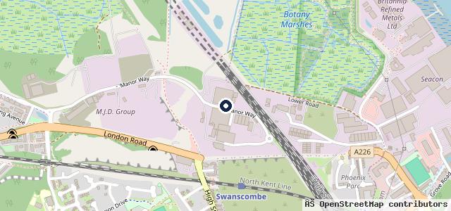 Map showing the location of Beautiful Body Repairs
