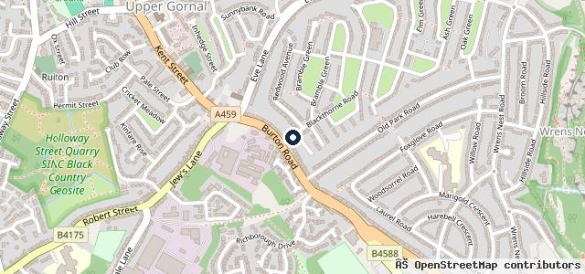 Map showing the location of Dudley Car Bodyshop Ltd