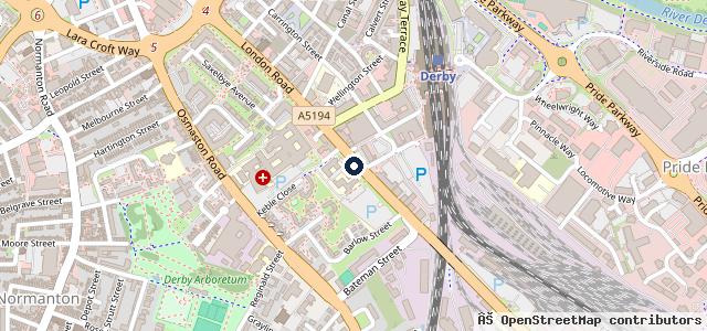 Map showing the location of Bob Minion Ltd | Derby