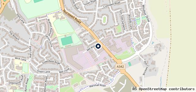 Map showing the location of Car & Commercial Servicing Ltd
