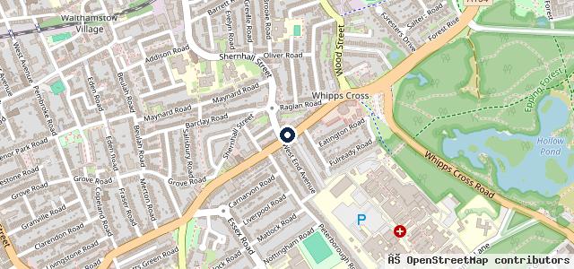 Map showing the location of Driving Force MOT Used Car Services