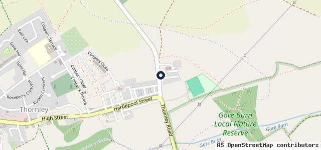 Map showing the location of New Road Garage