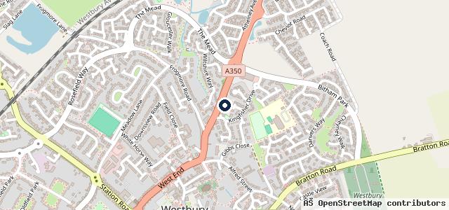 Map showing the location of Westbury Motors Ltd