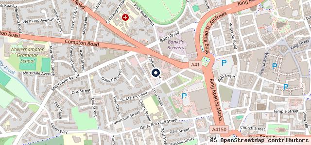 Map showing the location of ALLBIKES &amp; ALLSPARES LTD | Wolverhampton