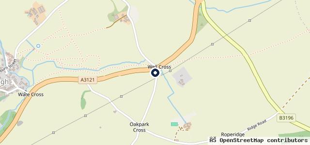 Map showing the location of Ugborough Garages Ltd