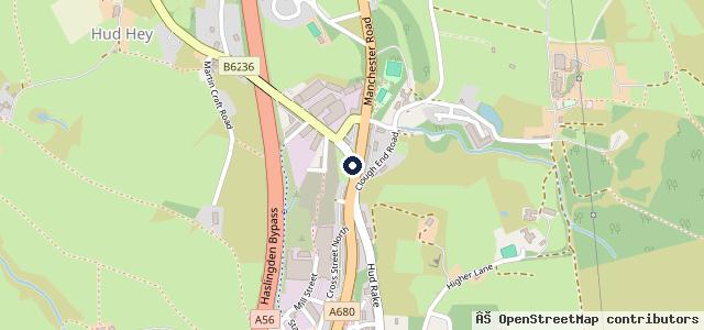 Map showing the location of Motor Services Rossendale Ltd