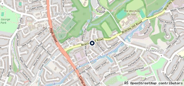 Map showing the location of F W Jones Automobile Engineers
