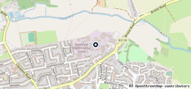 Map showing the location of J R W Commercials