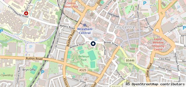 Map showing the location of Ansa Tyres Wrexham | Wrexham