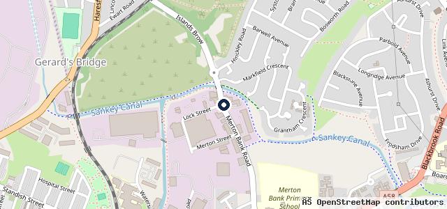 Map showing the location of Anthony's Motor Services