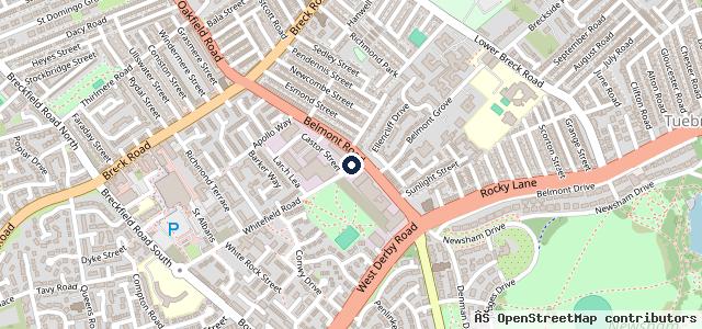 Map showing the location of Belmont Service Centre Ltd | Harrow