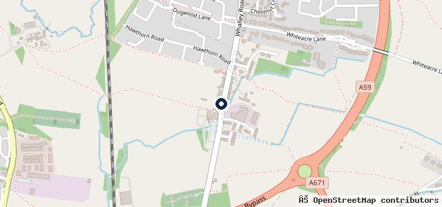 Map showing the location of J & L Autos