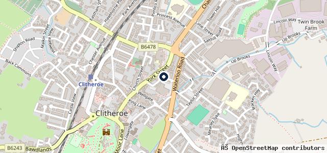 Map showing the location of Ian Boocock