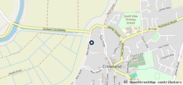 Map showing the location of Crowland Auto Electrics