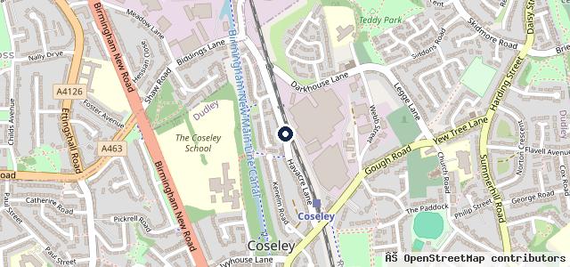 Map showing the location of J Lees Motor Services