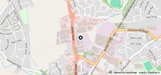 Map showing the location of Autosupplies - Chesterfield Limited | Chesterfield