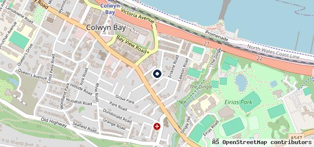 Map showing the location of Fred Eastwood Motor Repairs
