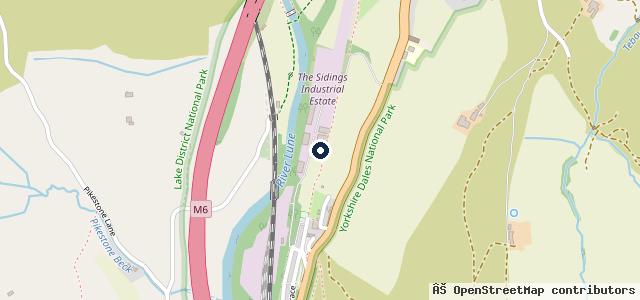 Map showing the location of Chris Harrison Garage