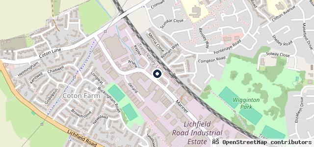 Map showing the location of CR MOT Centre