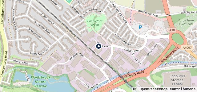 Map showing the location of Car Care Autos