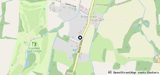 Map showing the location of Brook Street Garage