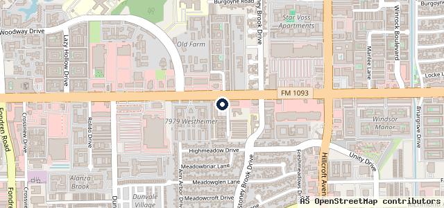 Map showing the location of Christian Brothers Automotive West Galleria