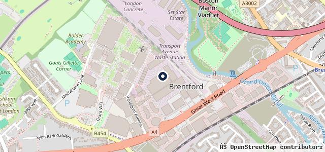 Map showing the location of Berry BMW