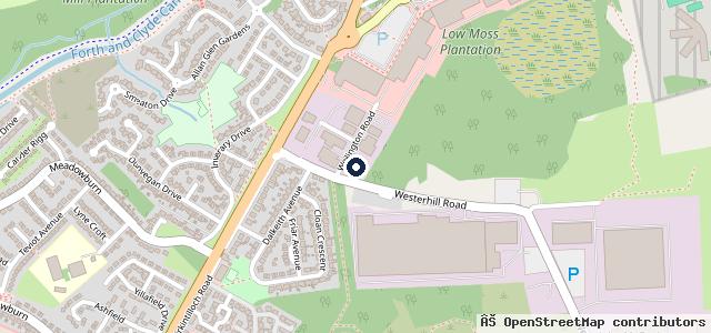 Map showing the location of Bishopbriggs MOT Centre | Glasgow
