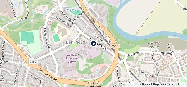 Map showing the location of CAIN Boxing Club