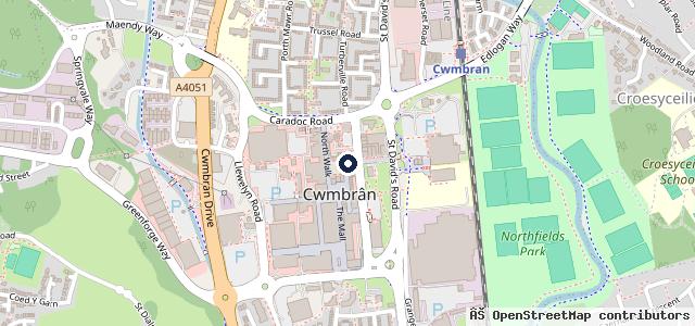 Map showing the location of Newport Ford | Newport