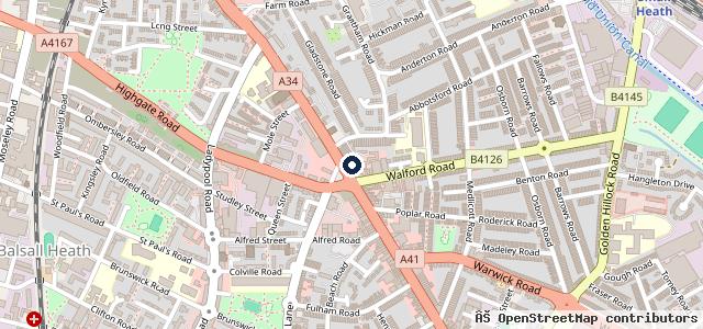 Map showing the location of Rapyal Auto Services