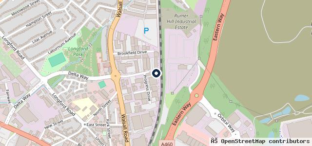 Map showing the location of Elite vehicle repairs ltd | Cannock