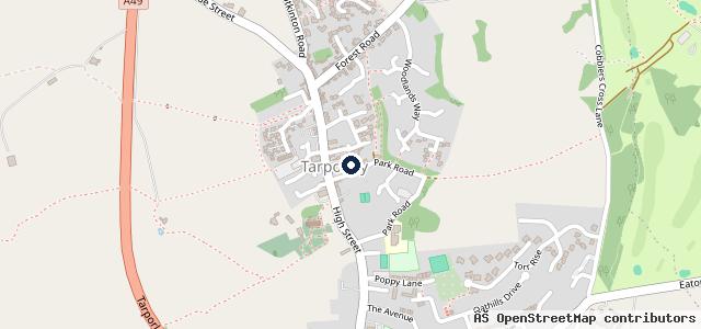 Map showing the location of Shelton Motor Services