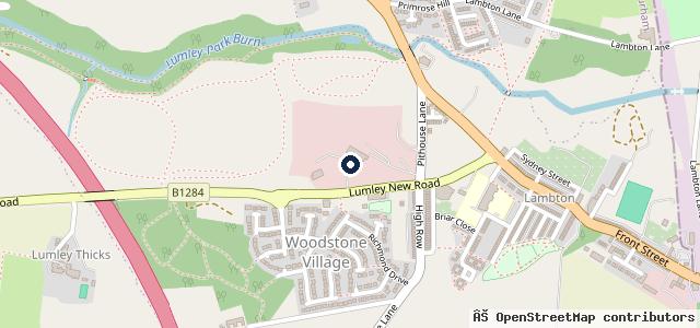 Map showing the location of J & B Coachworks