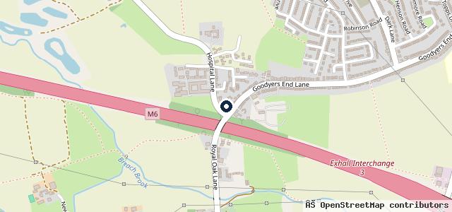 Map showing the location of Midland Autotest